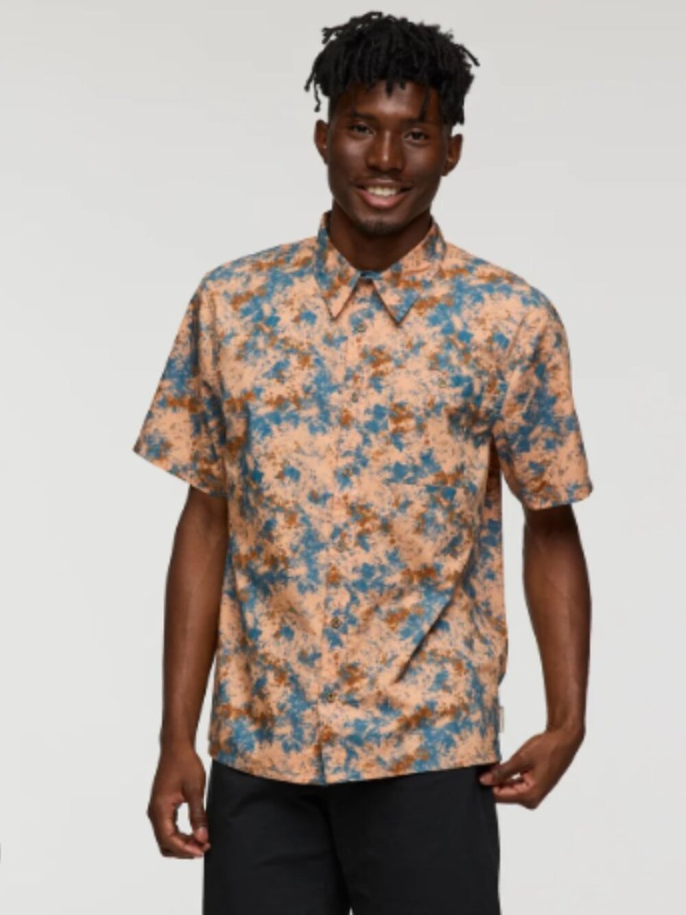 Cotopaxi Men's Small Estival Button Up Shirt NWT Travel Soft Lightweight Blue